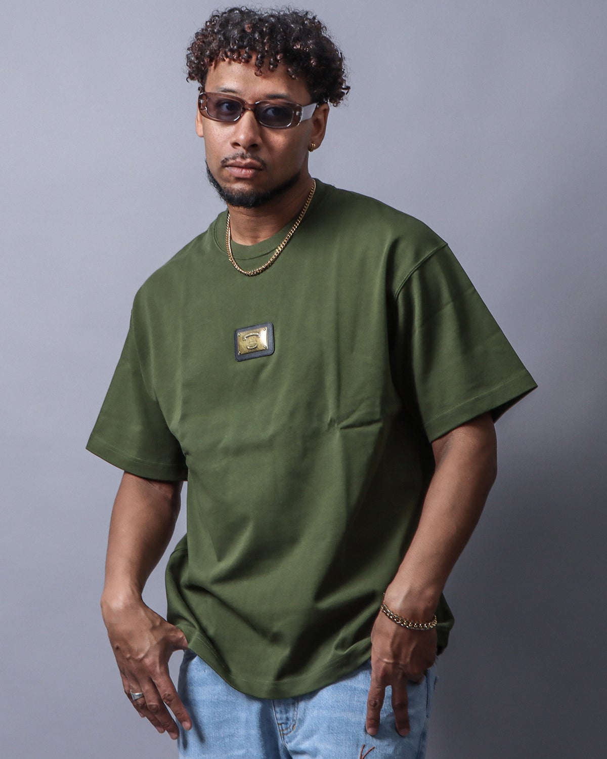 オリーブ：183cm(Lサイズ着用)