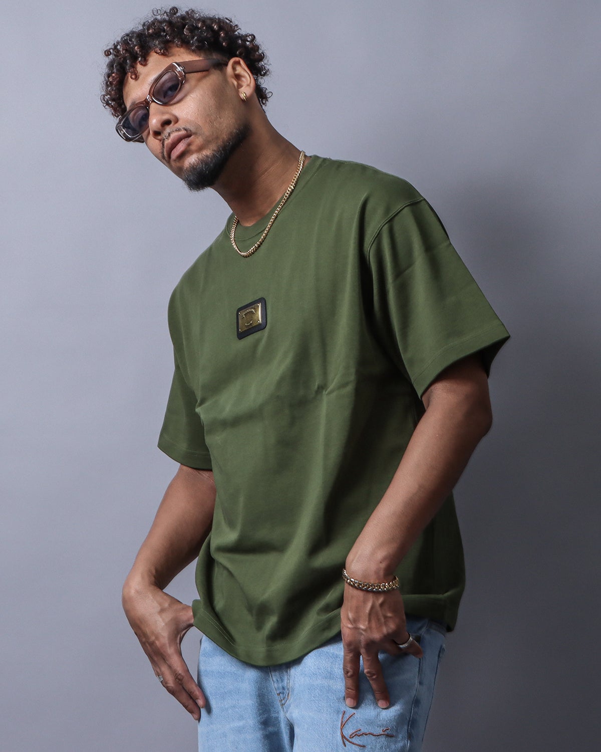 オリーブ：183cm(Lサイズ着用)