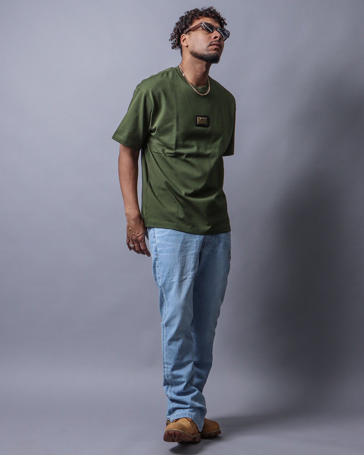 オリーブ：183cm(Lサイズ着用)