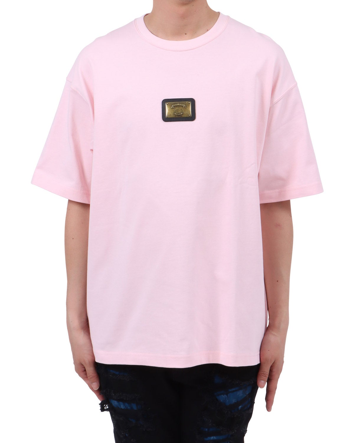 ベビーピンク：174cm62kg(Lサイズ着用)