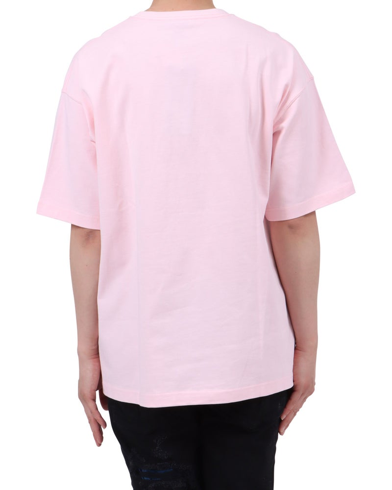 ベビーピンク：174cm62kg(Lサイズ着用)