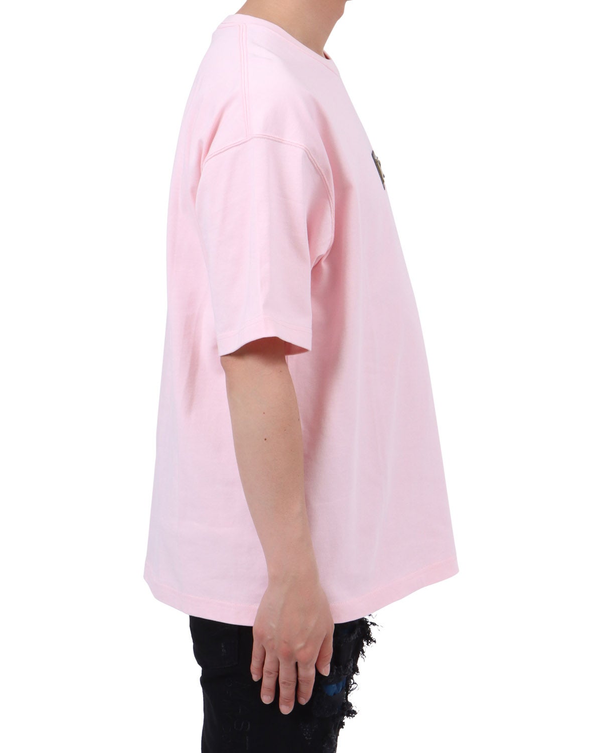 ベビーピンク：174cm62kg(Lサイズ着用)