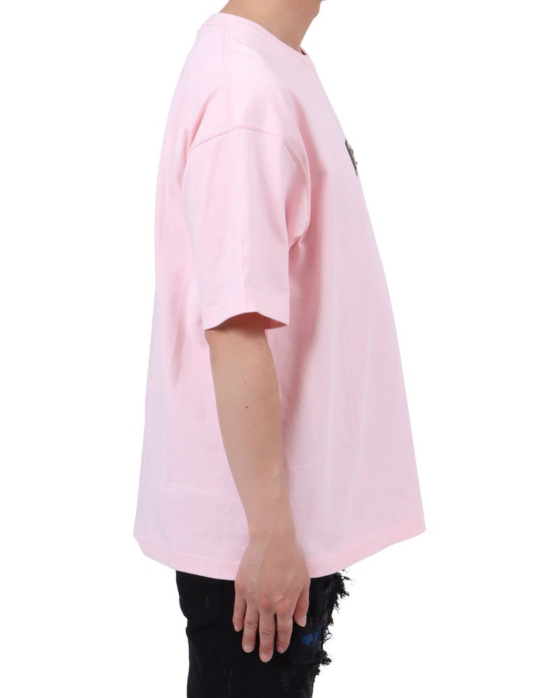 ベビーピンク：174cm62kg(Lサイズ着用)