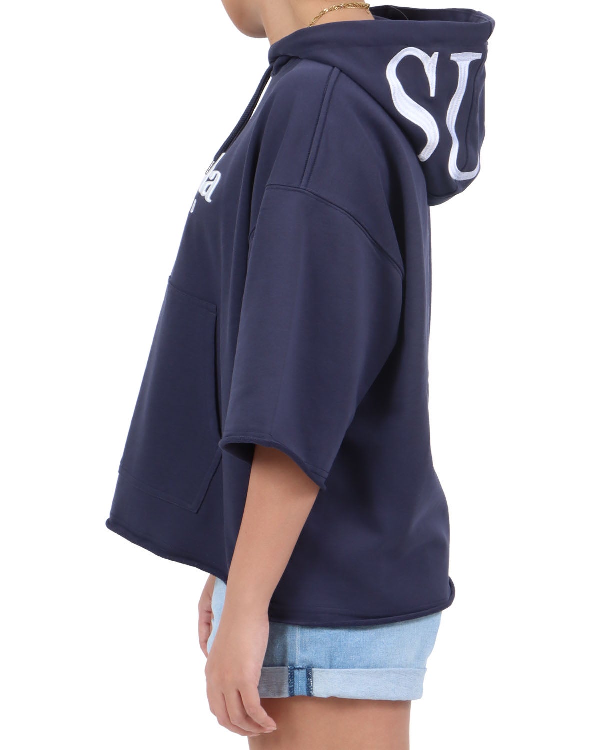 ネイビー：167cm(Lサイズ着用)