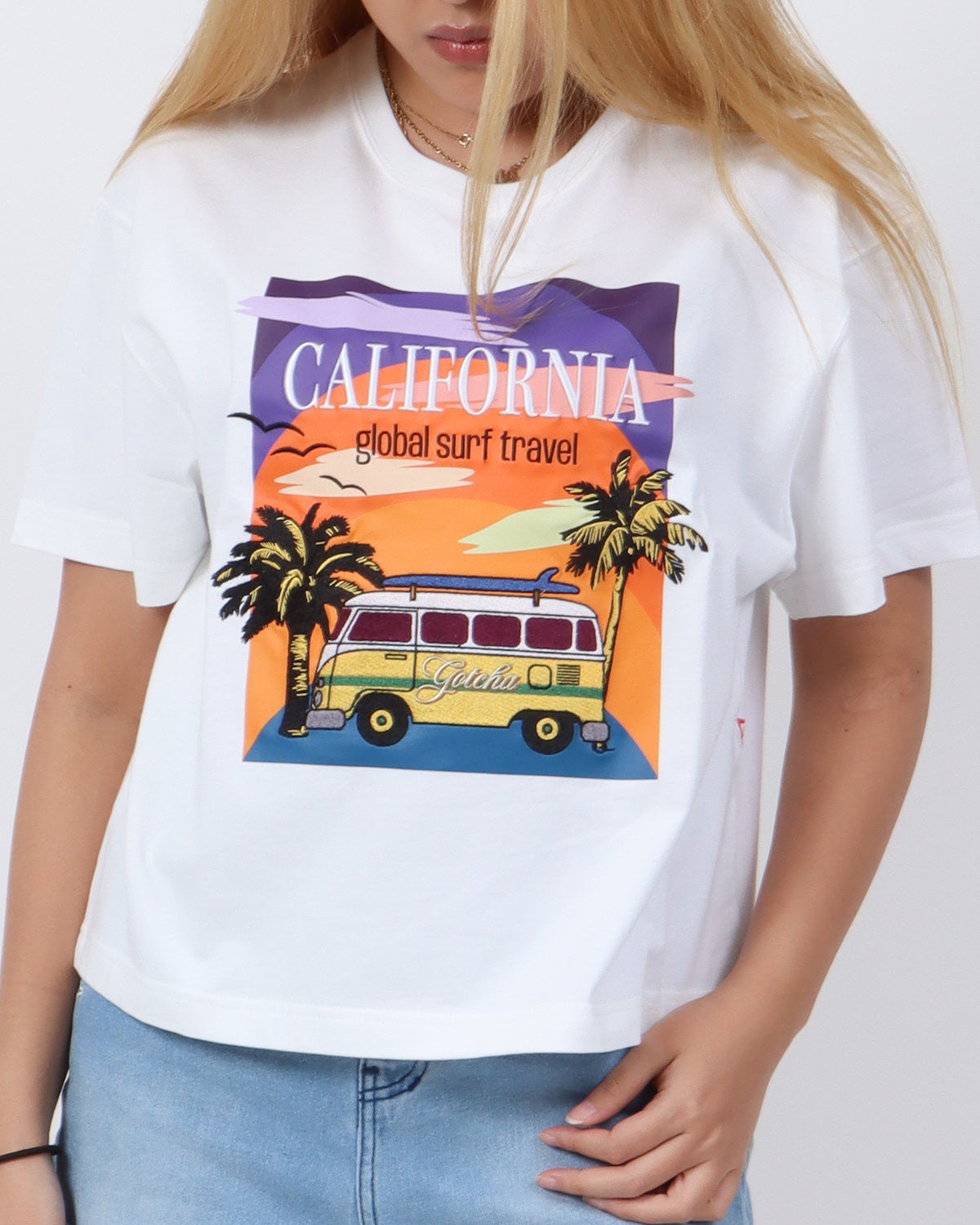 ホワイト：167cm(Lサイズ着用)