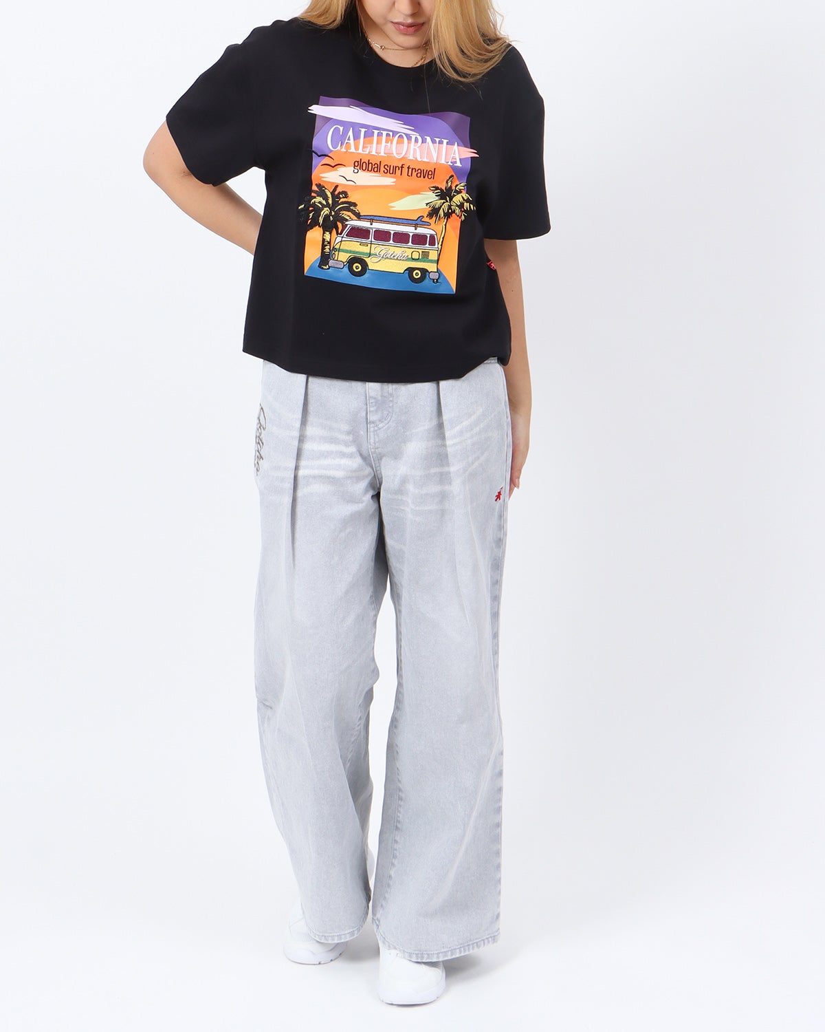 ブラック：167cm(Lサイズ着用)