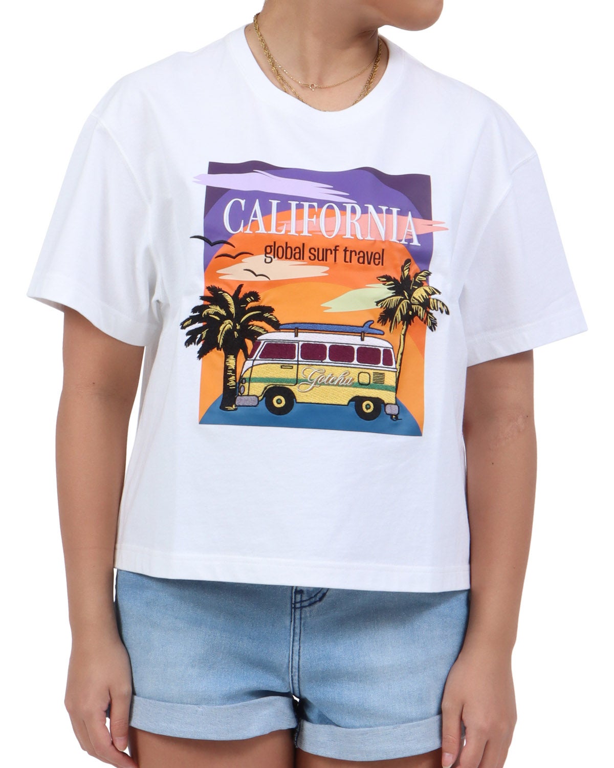 ホワイト：167cm(Lサイズ着用)