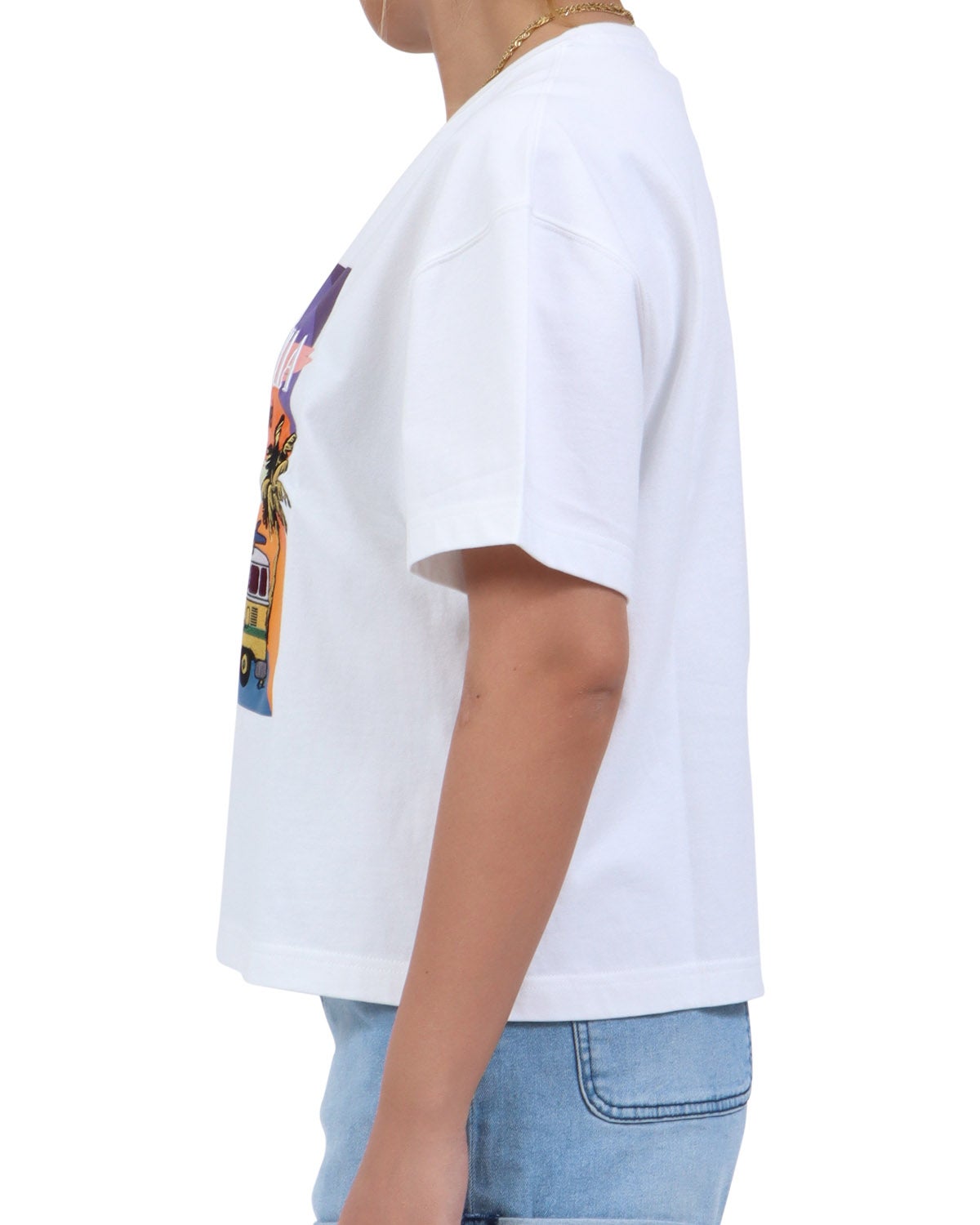 ホワイト：167cm(Lサイズ着用)