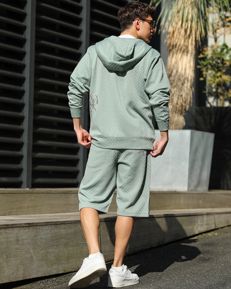 グリーングレー：180cm/70kg(Lサイズ着用)