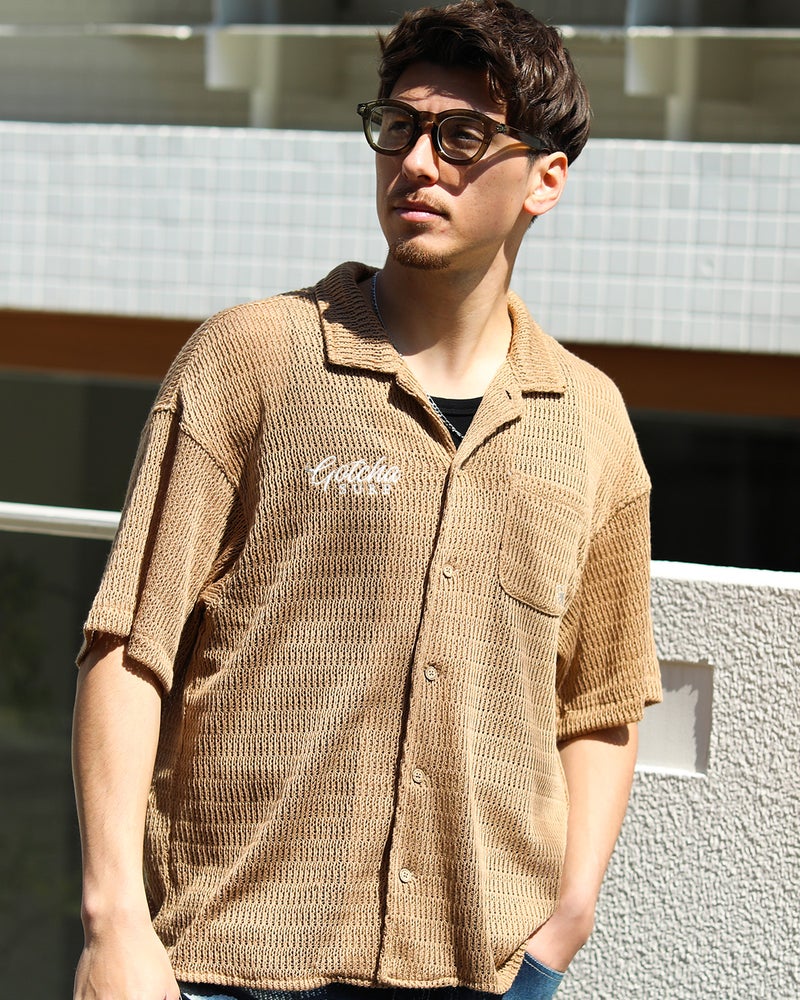 ベージュ：180cm/70kg(Lサイズ着用)