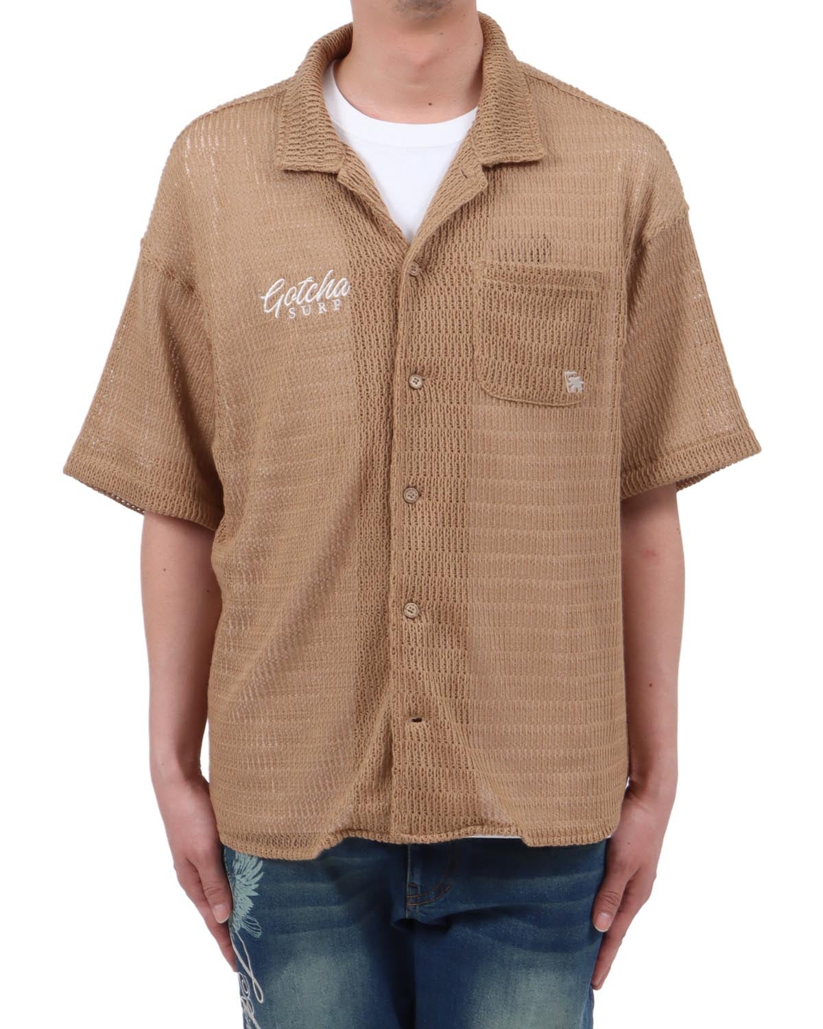 ベージュ：174cm62kg(Lサイズ着用