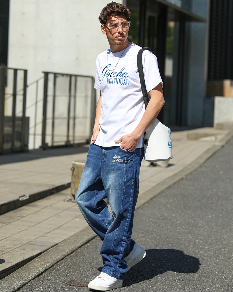 ホワイト：180cm/70kg(Lサイズ着用)