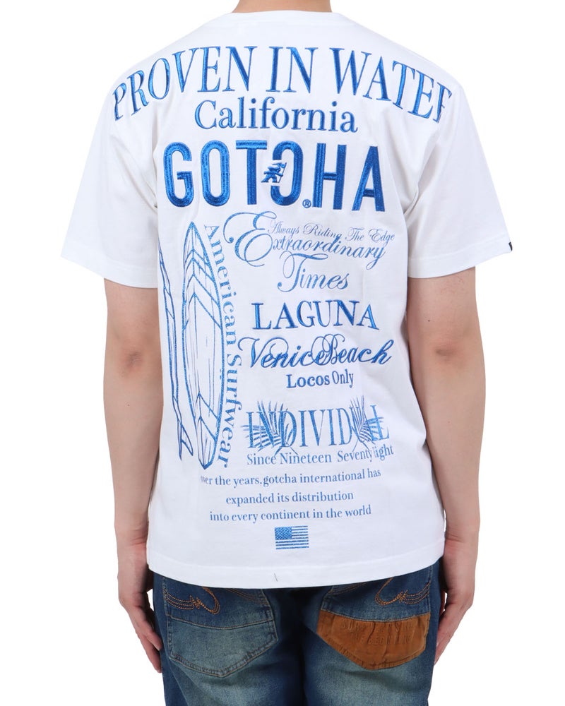 ホワイト：174cm62kg(Lサイズ着用)