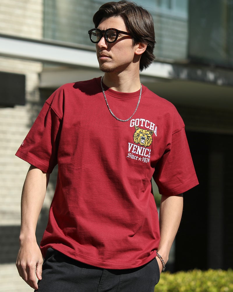 ワイン：180cm/70kg(Lサイズ着用)