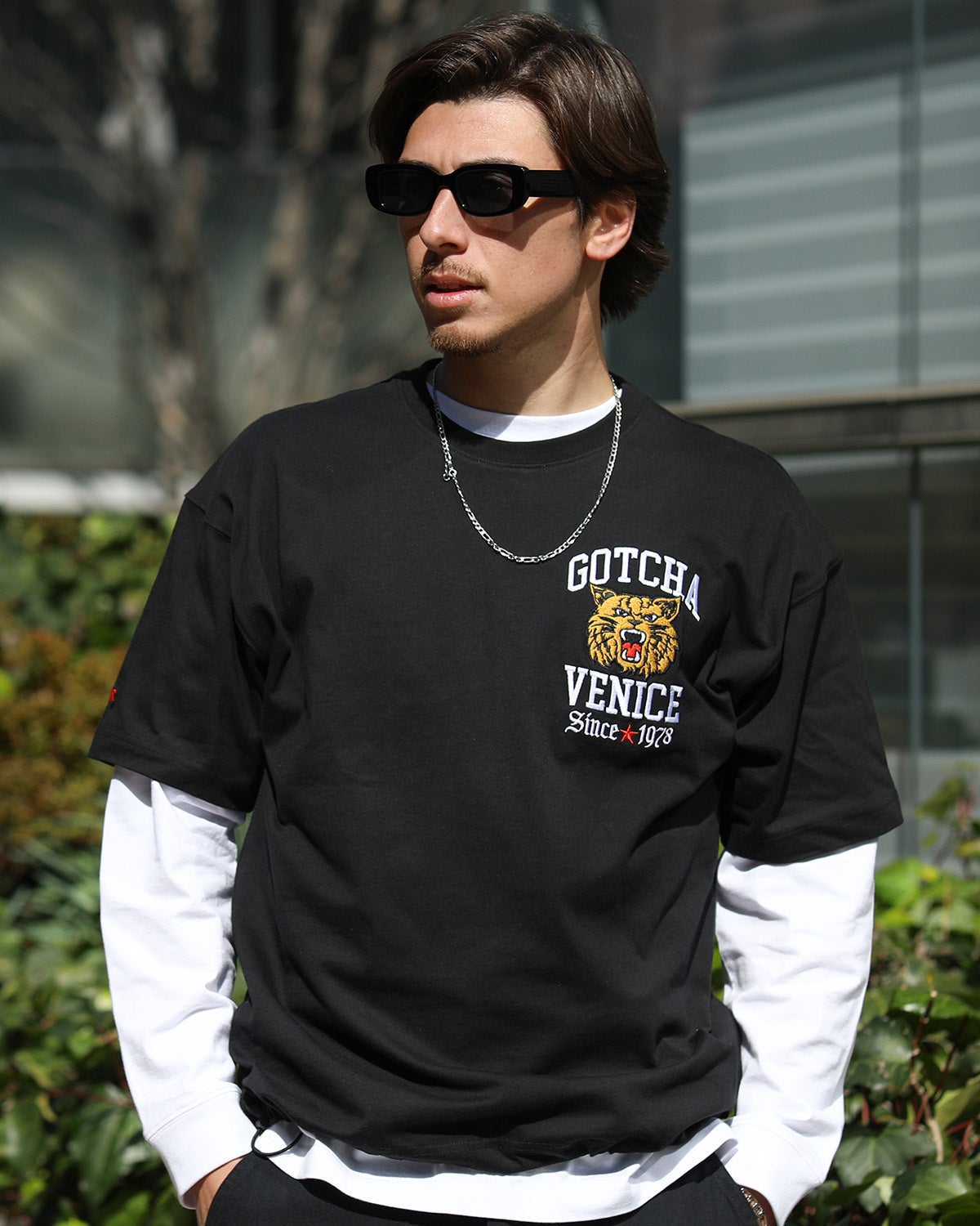 ブラック：180cm/70kg(Lサイズ着用)