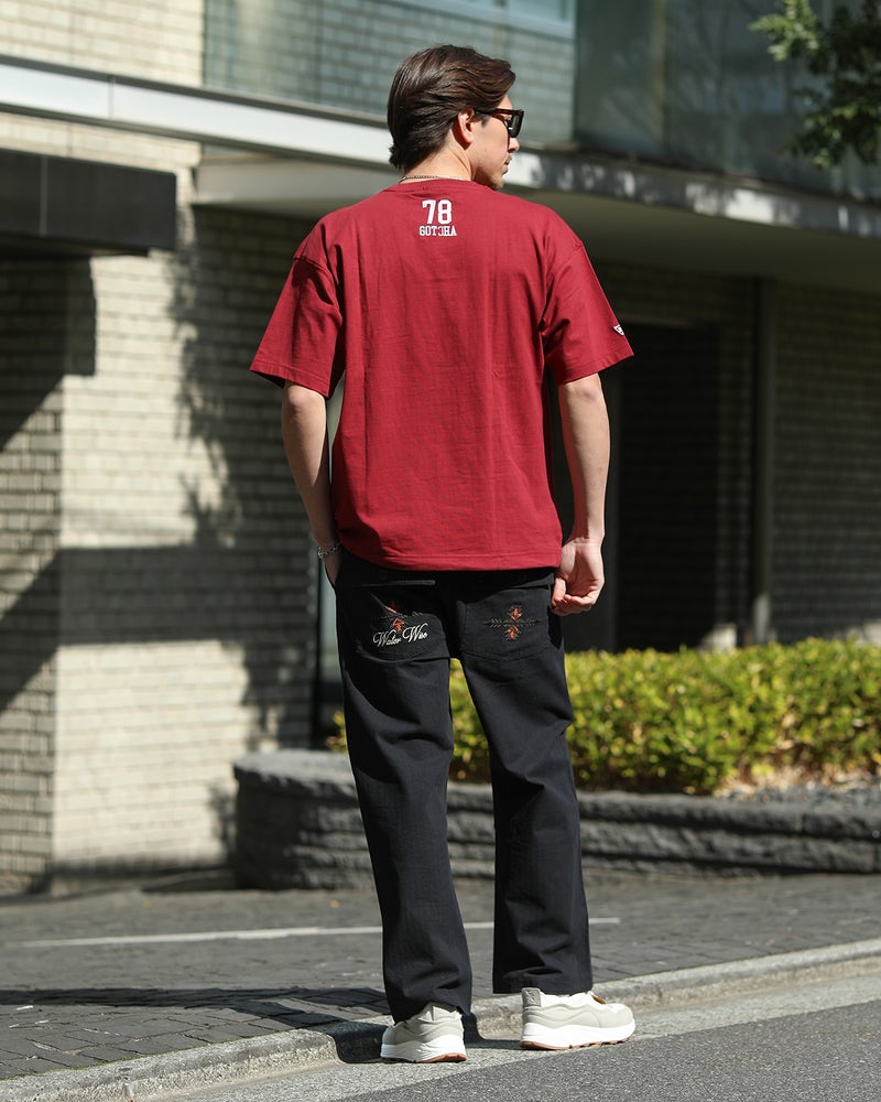 ワイン：180cm/70kg(Lサイズ着用)