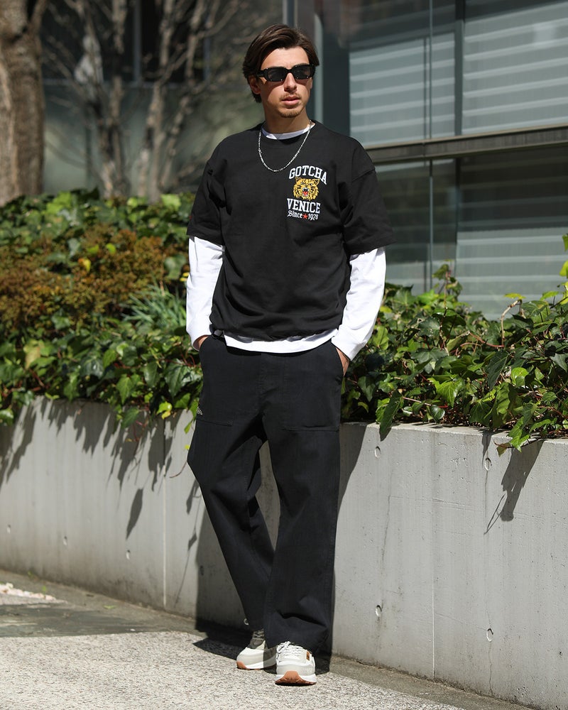 ブラック：180cm/70kg(Lサイズ着用)