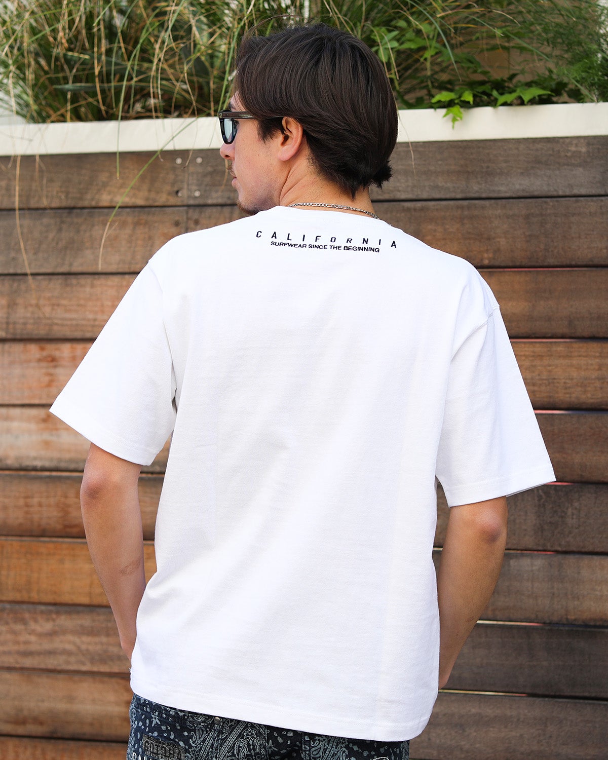 ホワイト：180cm/70kg(Lサイズ着用)