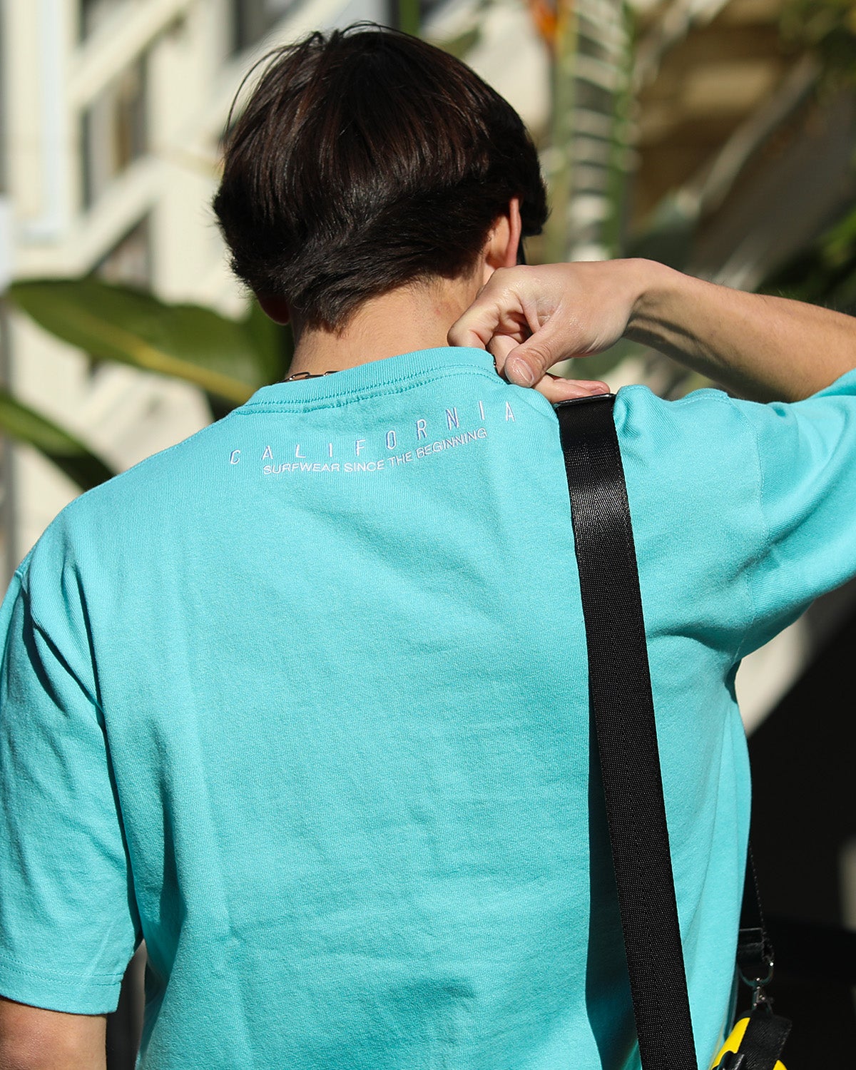 ミントグリーン：180cm/70kg(Lサイズ着用)