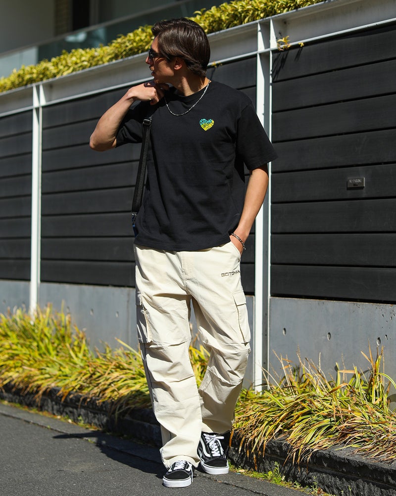 ブラック：180cm/70kg(Lサイズ着用)