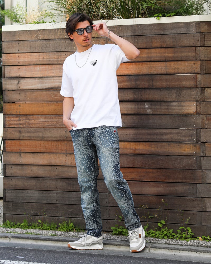 ホワイト：180cm/70kg(Lサイズ着用)