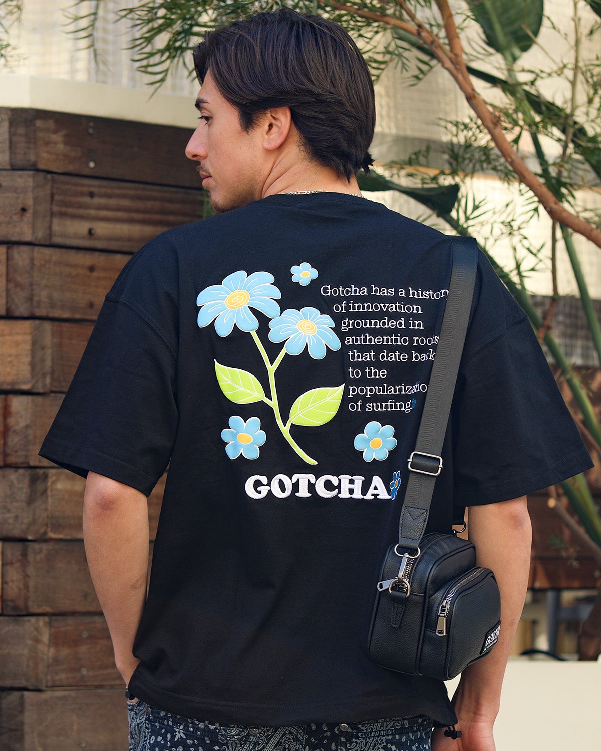 GOTCHA] ぐるぐるフラワー T シャツ | PEET ONLINE STORE