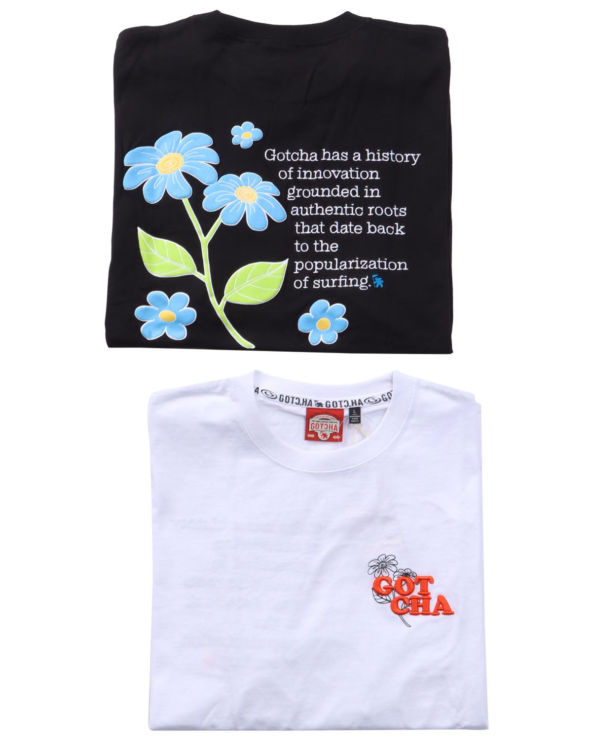 GOTCHA] ぐるぐるフラワー T シャツ | PEET ONLINE STORE