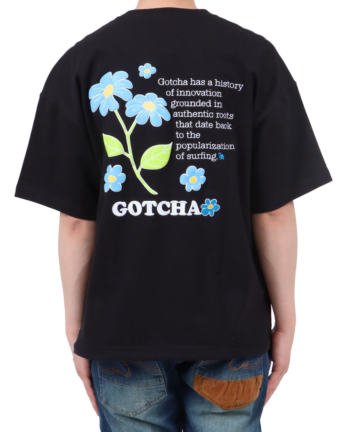 GOTCHA] ぐるぐるフラワー T シャツ | PEET ONLINE STORE