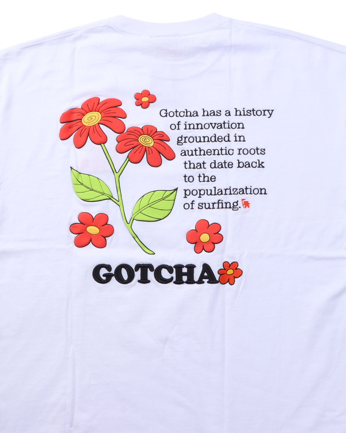 GOTCHA] ぐるぐるフラワー T シャツ | PEET ONLINE STORE
