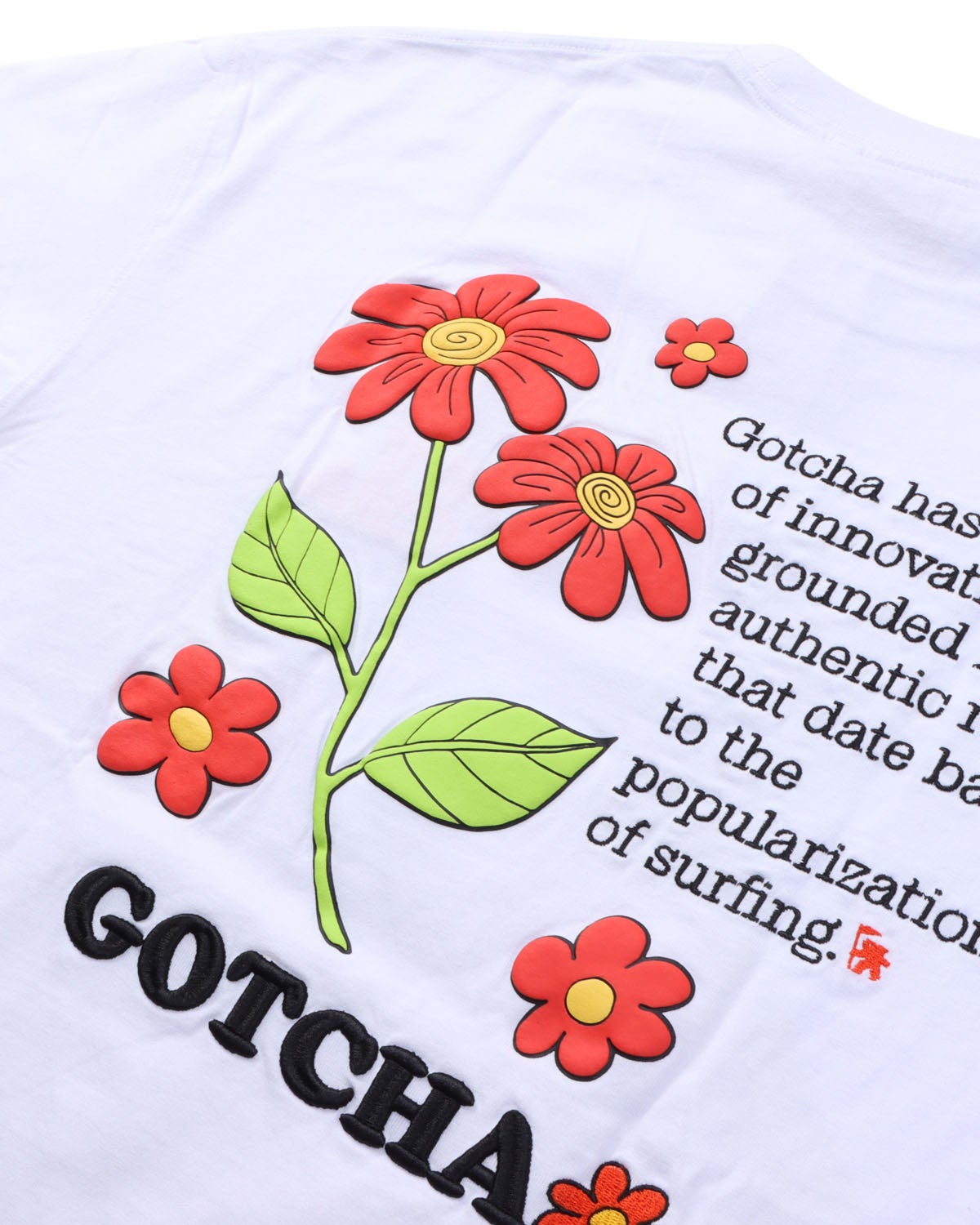 GOTCHA] ぐるぐるフラワー T シャツ | PEET ONLINE STORE