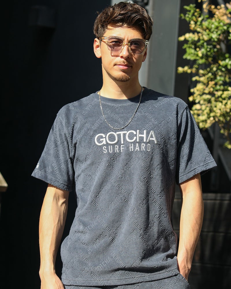 チャコール：180cm/70kg(Lサイズ着用)