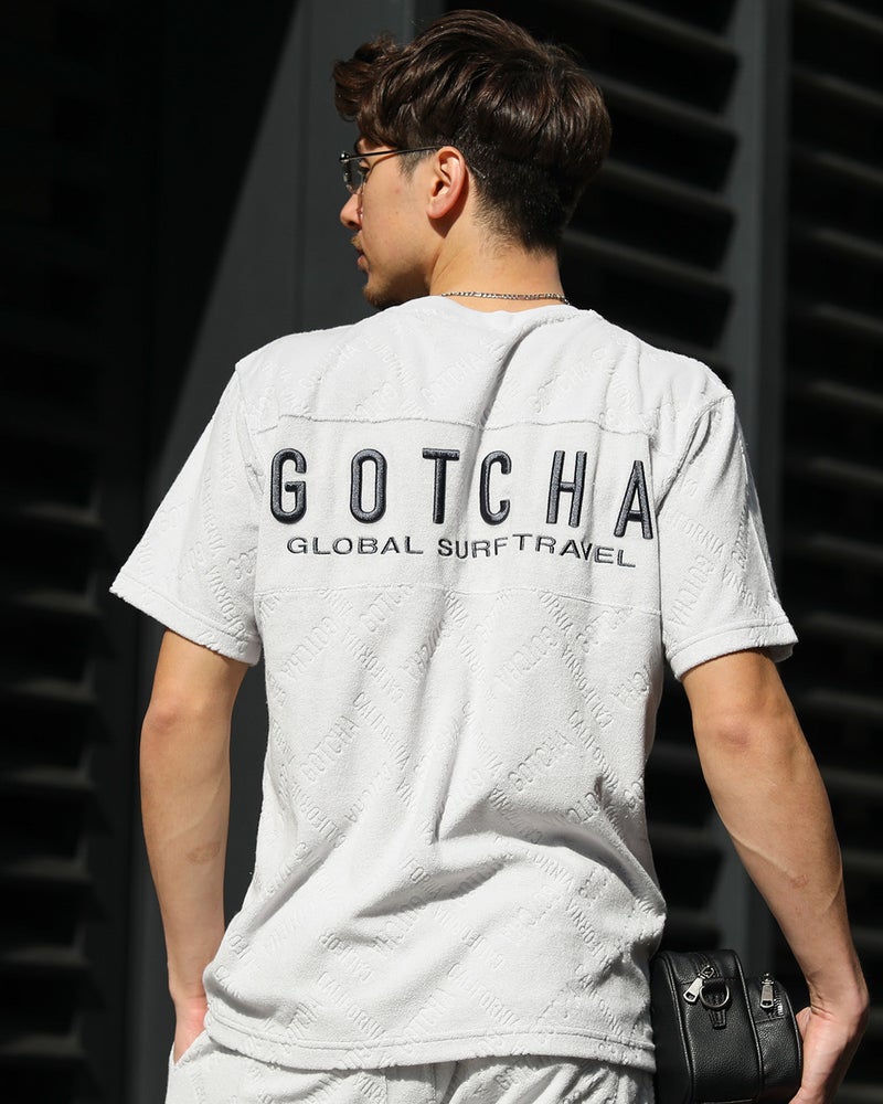 ライトグレー：180cm/70kg(Lサイズ着用)