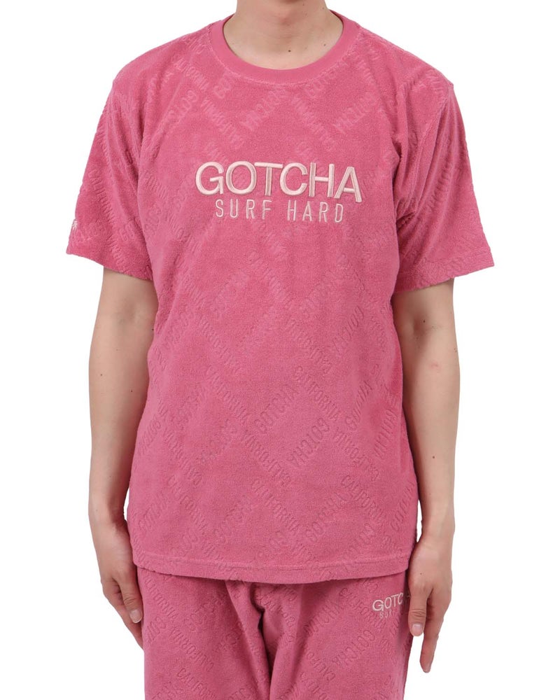 ピンク：174cm62kg(Lサイズ着用)