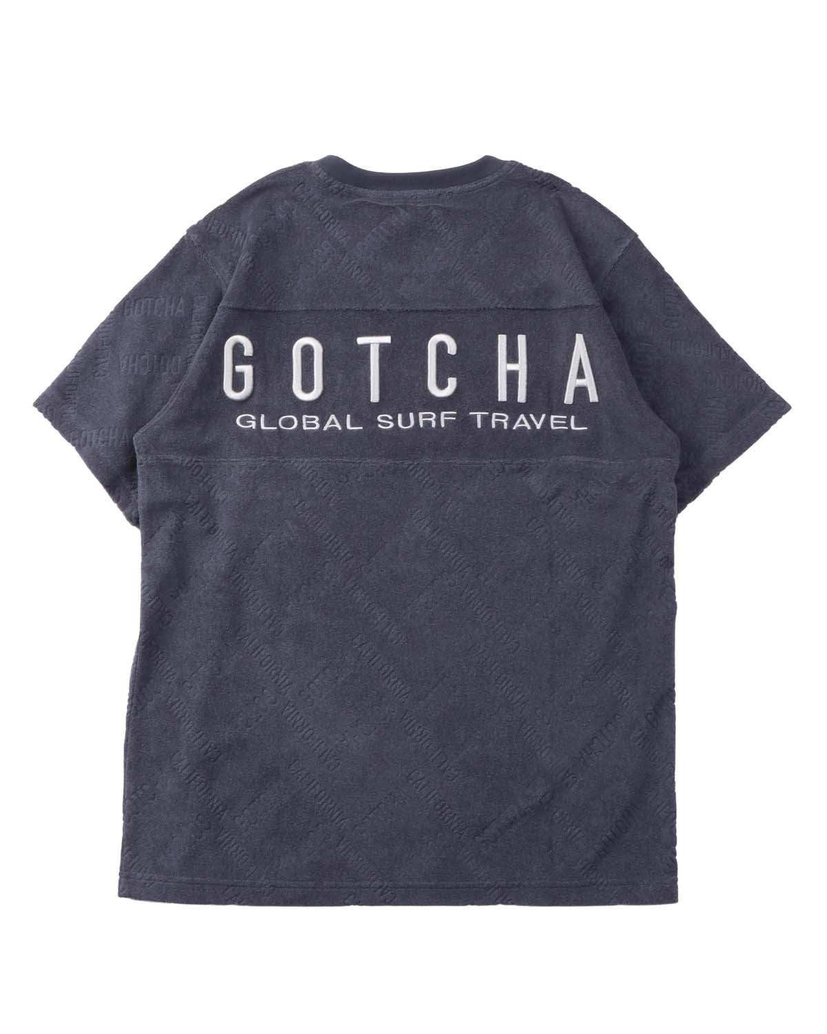 GOTCHA] ロゴ 総柄 切替 パイル T | PEET ONLINE STORE