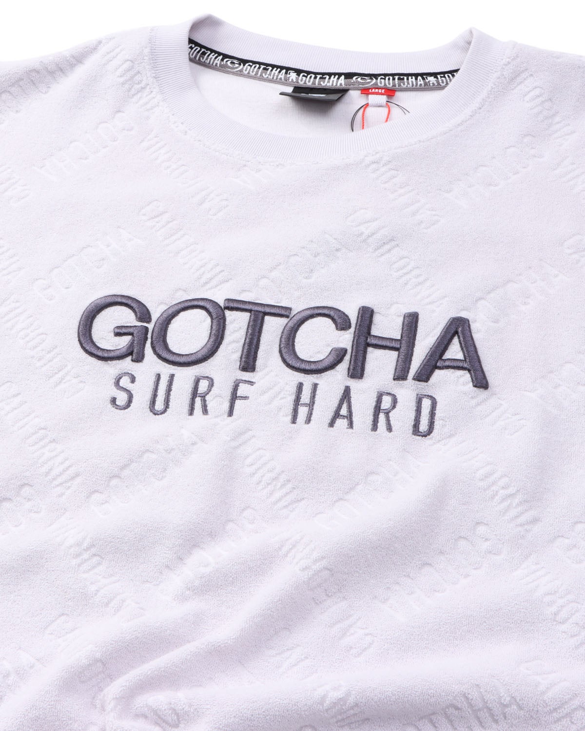 GOTCHA] ロゴ 総柄 切替 パイル T | PEET ONLINE STORE
