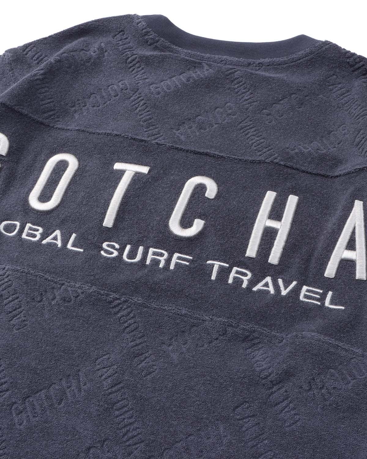 GOTCHA] ロゴ 総柄 切替 パイル T | PEET ONLINE STORE