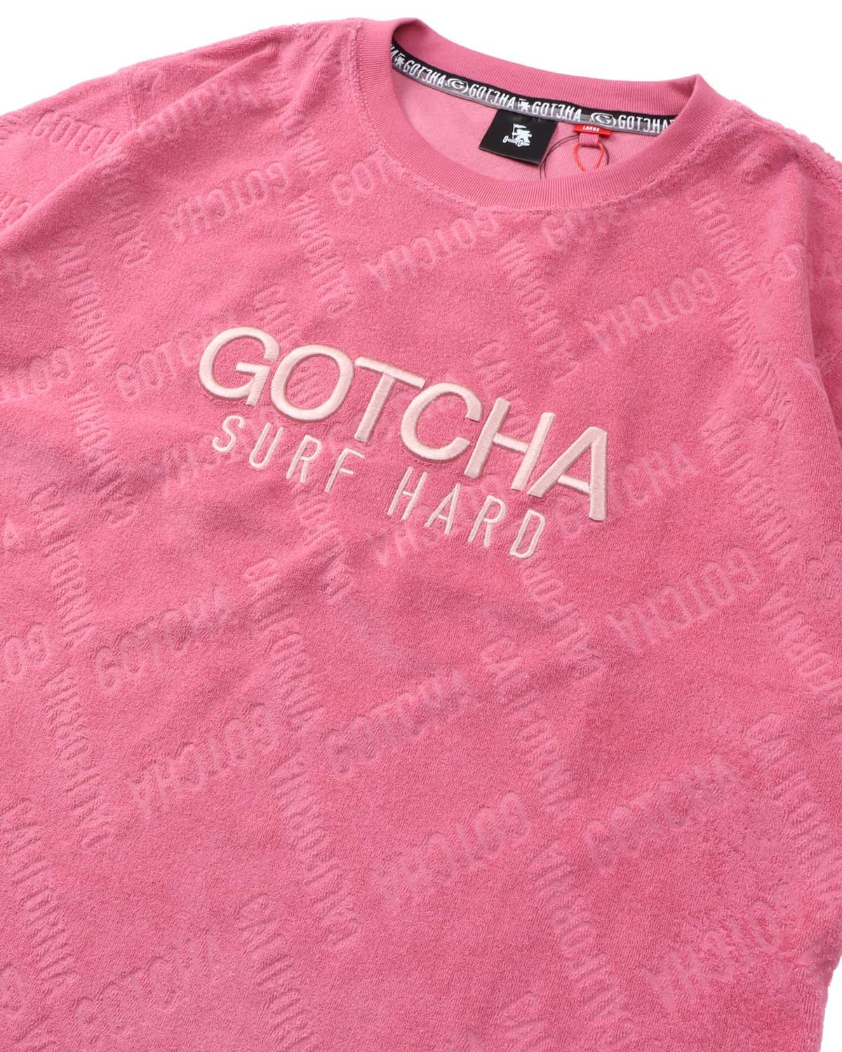 GOTCHA] ロゴ 総柄 切替 パイル T | PEET ONLINE STORE