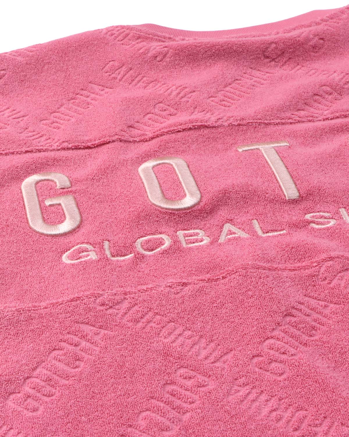 GOTCHA] ロゴ 総柄 切替 パイル T | PEET ONLINE STORE