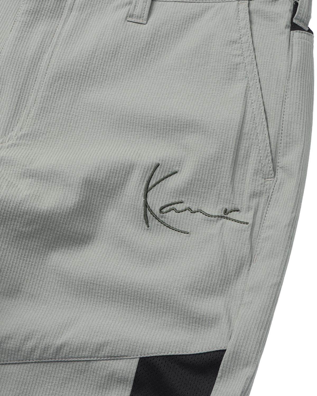 Karl Kani GOLF] ストレッチ 接触冷感 ドビーストライプ 切替パンツ