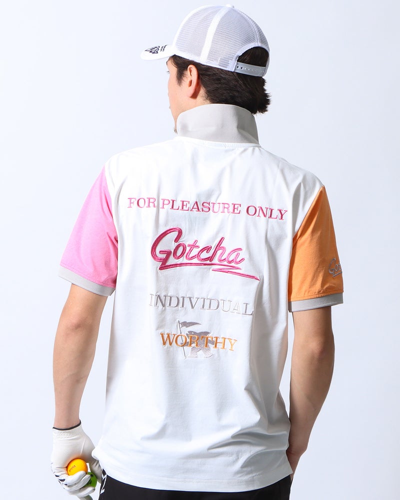 ホワイト：183cm/70kg(Lサイズ着用)