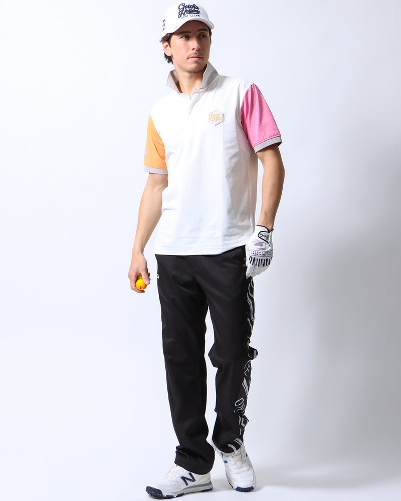 ホワイト：183cm/70kg(Lサイズ着用)