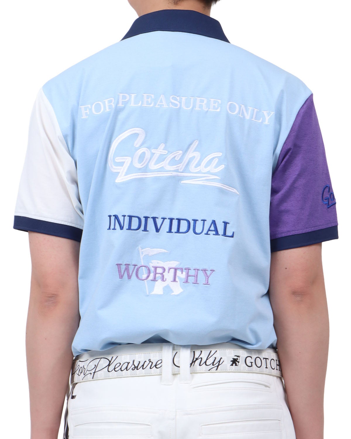 ライトブルー：174cm62kg(Lサイズ着用)