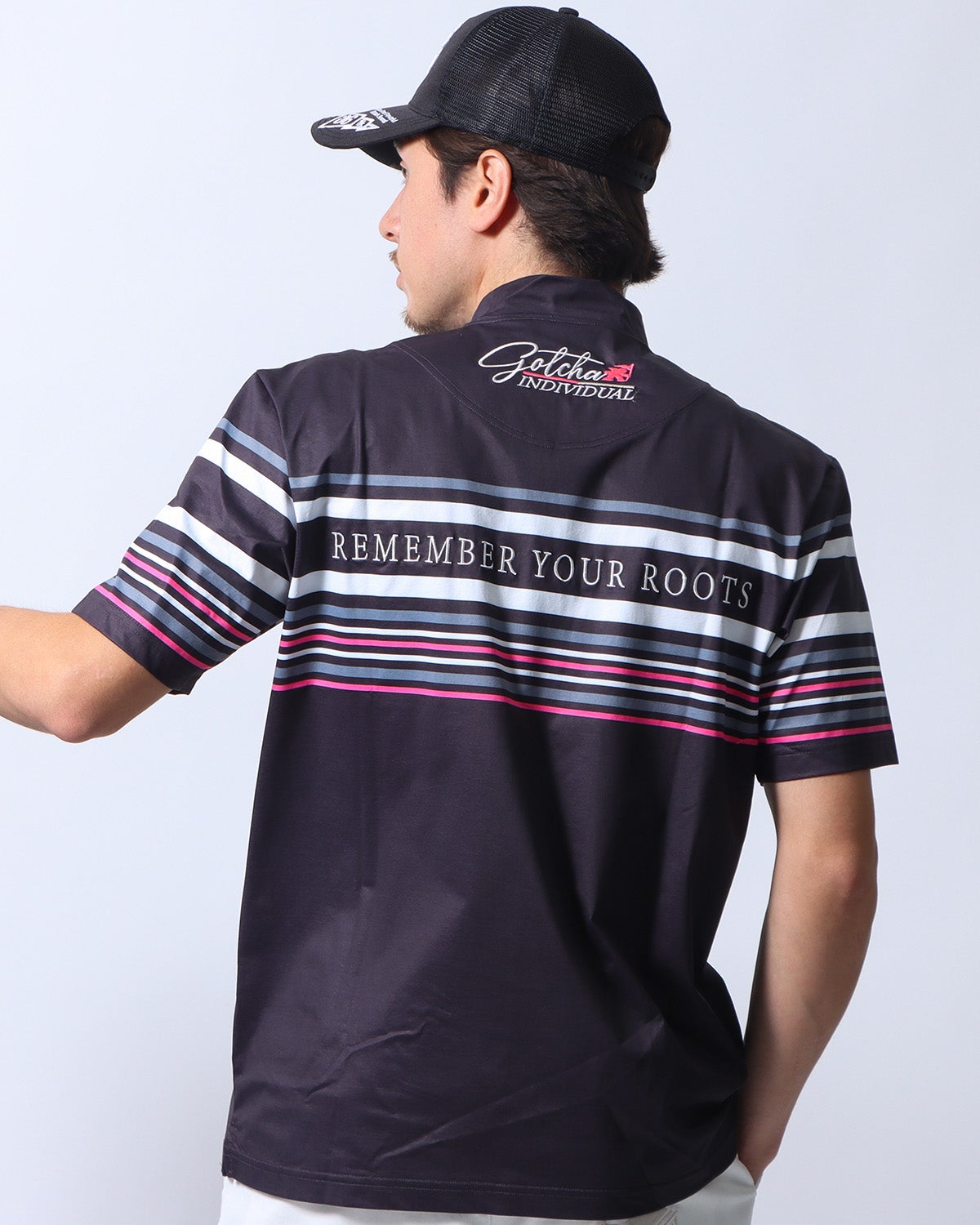 ブラック：180cm/70kg(Lサイズ着用)