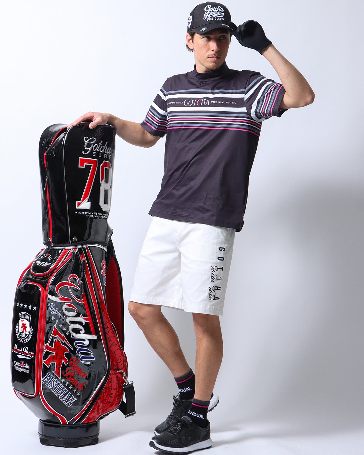 GOTCHA GOLF] ドライ ボーダー モックネック T | PEET ONLINE STORE
