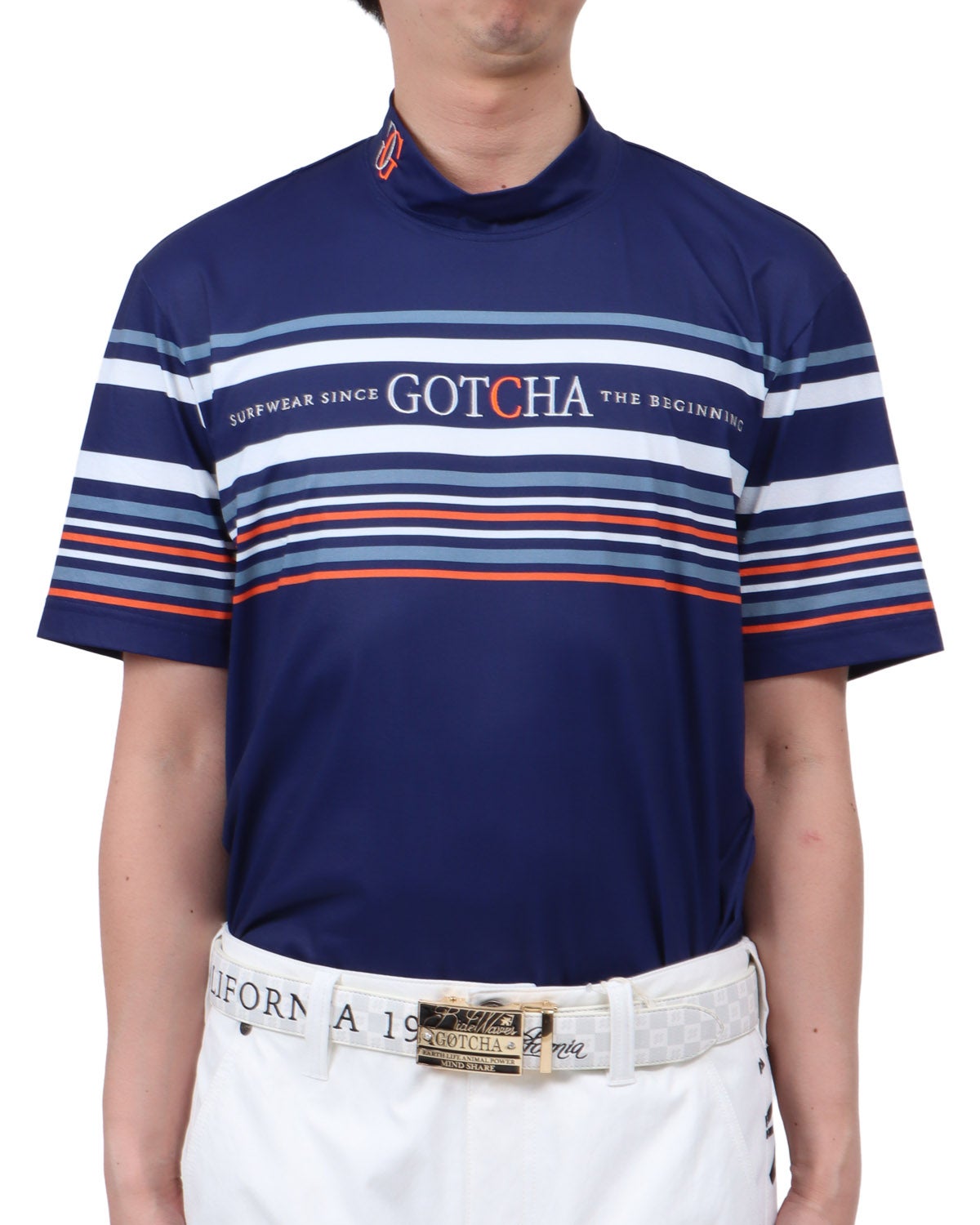 ネイビー：174cm62kg(Lサイズ着用)