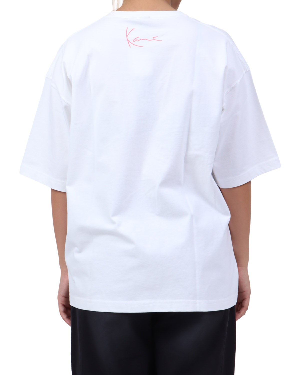 ホワイト：167cm(Lサイズ着用)