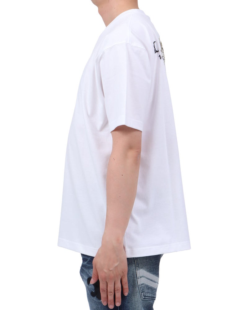 ホワイト：174cm62kg(Lサイズ着用)