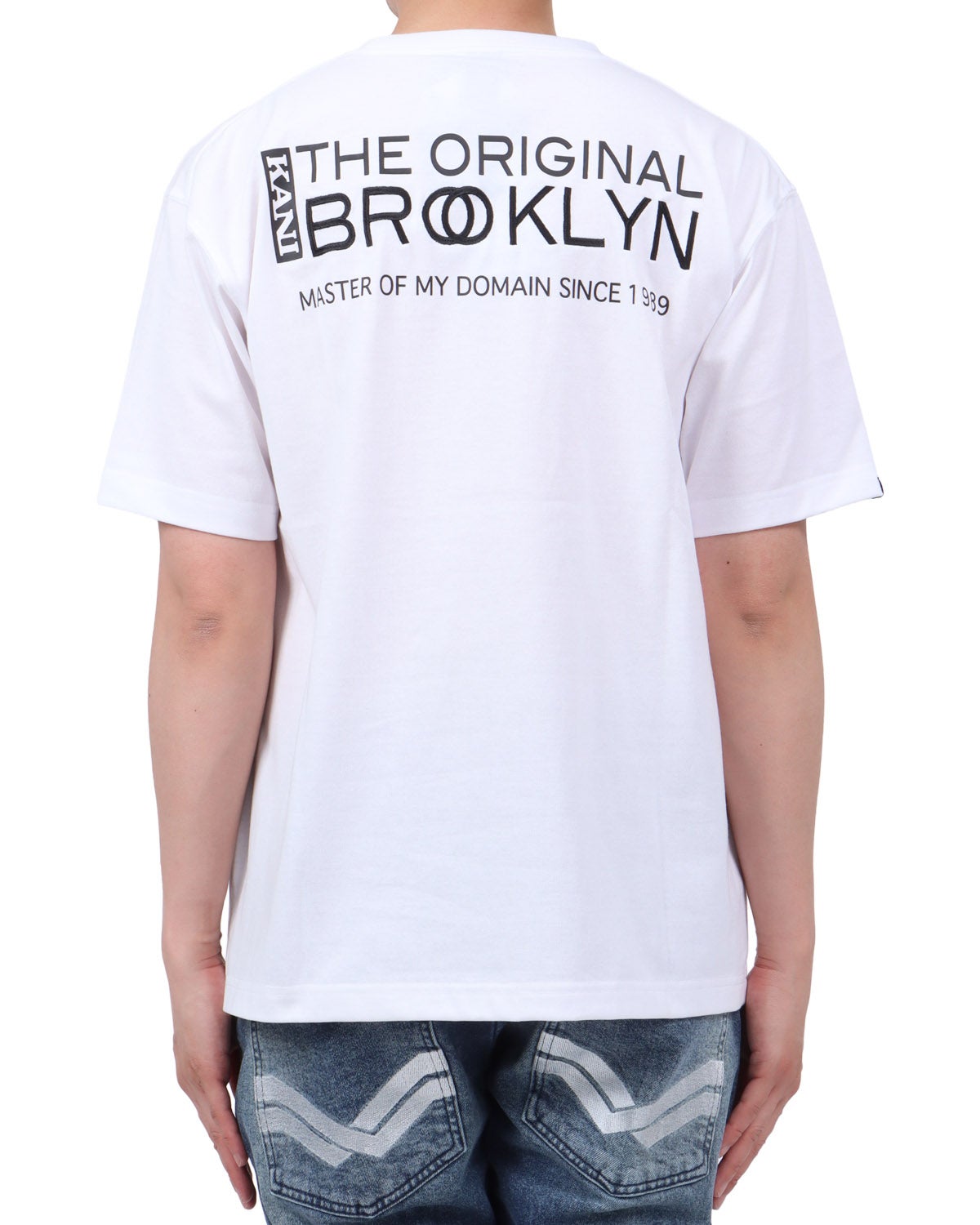 ホワイト：174cm62kg(Lサイズ着用)