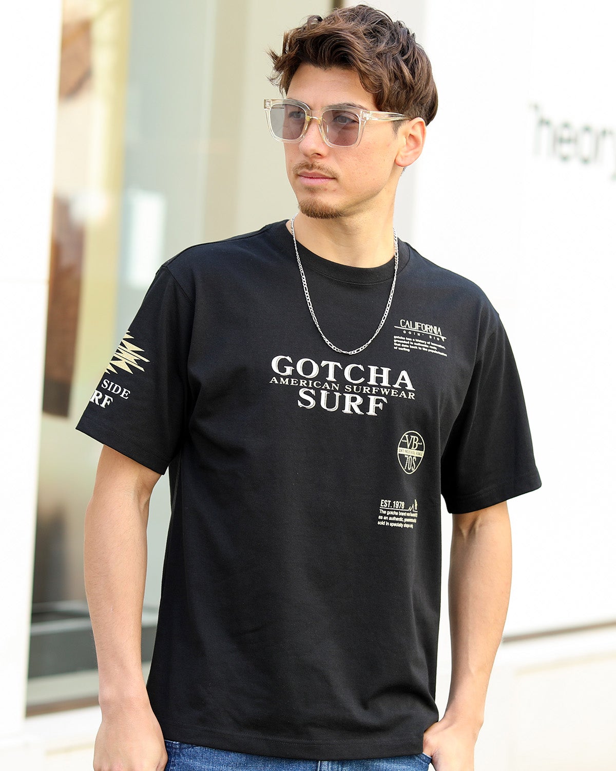 リミテッド ドライ UVカット ベーシック ゴールド Tシャツ