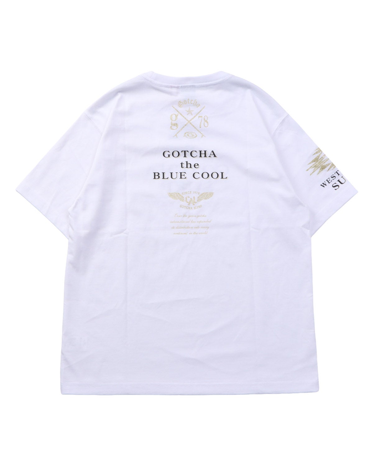 GOTCHA] リミテッド ドライ UVカット ベーシック ゴールド Tシャツ